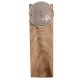Golden Crown Pattern Ceramic Wooden Door Stopper